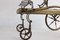 Italian Hollywood Regency Bar Cart / Trolley in Brass & Glass, 1945, Image 10