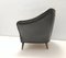 Chaise Gris Foncé par Gio Ponti, 1950s 6