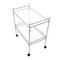 Metal and Glass Service Trolley, 1980s 7