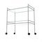 Metal and Glass Service Trolley, 1980s 4