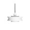 White Trava Pendant Lamp by Carl Thore for Granhaga, Sweden, 1960s 1
