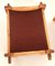Italian Country Living Room Set in Oak with Bouclé Upholstery, 1970s, Set of 5, Image 13