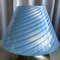 Mid-Century Italian Murano Glass Swirl Mushroom Table Lamp with Brass Base, 1970s 5