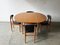 Mesa de comedor extensible Mid-Century moderna de Schrieber, años 60, Imagen 9