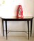 Italian Mid-Century Console Table with Mirrored Top 1