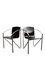 Chaises de Salle à Manger en Chrome, 1970s, Set de 4 1