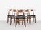 Sedie da pranzo Mid-Century in palissandro di Henning Kjaernulf per Bruno Hansen, Danimarca, anni '60, set di 6, Immagine 1