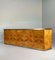 Lacquered Burlwood and Brass Credenza, 1970s 4