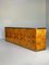 Lacquered Burlwood and Brass Credenza, 1970s 3