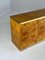Lacquered Burlwood and Brass Credenza, 1970s 6