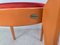 Orange Chairs by Joamin Baumann for Baumann, Paris, 1970s, Set of 12 9