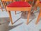Orange Chairs by Joamin Baumann for Baumann, Paris, 1970s, Set of 12 16