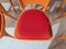 Orange Chairs by Joamin Baumann for Baumann, Paris, 1970s, Set of 12 15