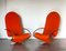 Set of 1-2-3 Series Highback Chairs by Verner Panton for Fritz Hansen, 1970s 2