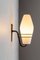 Große Außenlampe aus Metall und Opalglas 3