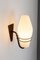 Große Außenlampe aus Metall und Opalglas 4