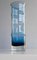Skandinavische Mid-Century Moderne Große Blaue Bambus Glasvase von Borgström Åseda, Schweden 8