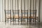 Chiavari Chairs in Ebonized Wood and Straw by Gio Ponti for Fratelli Spinetto, Italy, 1940s, Set of 4 11