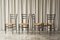 Chiavari Chairs in Ebonized Wood and Straw by Gio Ponti for Fratelli Spinetto, Italy, 1940s, Set of 4 2