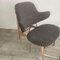 Set of Shell Chair with Ottoman attributed to Ib Kofod-Larsen for Christensen & Larsen, Denmark, 1955, Image 9