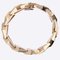 18 Karat Yellow Gold Geometric Curb Chain Large Bracelet, 1960s 4