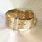 Diamonds 18 Karat Yellow Gold Belt Bracelet, 1950s 3