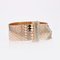 Diamonds 18 Karat Yellow Gold Belt Bracelet, 1950s 5