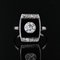 Art Deco Diamant Onyx Platin Ring, 1930er 5