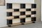 Polished Oak and Matte Black Horizontal Shelving Unit by Atelier Cabanel, Image 4