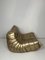 Goldener Togo Sessel von Michel Ducaroy für Ligne Roset 1