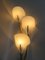 Große italienische Wandlampen aus Messing & weißem Acrylglas, 1950er, 2er Set 9