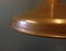 Lámpara colgante danesa de cobre, años 60, Imagen 6