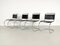 MR10 Black Leather Chairs by Ludwig Mies van der Rohe for Thonet, 1970s, Set of 4, Image 1