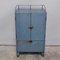 Industrieller Blauer Vintage Schrank, 1960er 5