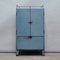 Vintage Industrial Blue Cabinet, 1960s 1