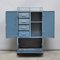 Vintage Industrial Blue Cabinet, 1960s 9