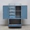 Vintage Industrial Blue Cabinet, 1960s, Image 9