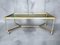 Mid-Century Italian Brass and Glass Coffee/Side Table, 1970s 1