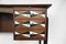 Finnish Teak Desk with Pattern from A. Ahlström Osakeyhtiö Warkaus, 1950s 9