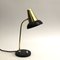 Mid-Century Adjustable Brass Table Lamp attributed to Jacques Biny for Luminalité, 1950s 1