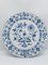 Plato de servicio de mesa con diseño de cebolla del siglo XX, plato para tartas de porcelana de Meissen, Imagen 1