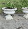 Large Weathered Cast Stone Garden Planters, 1930s, Set of 2 4