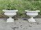 Large Weathered Cast Stone Garden Planters, 1930s, Set of 2 1