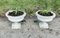 Large Weathered Cast Stone Garden Planters, 1930s, Set of 2 5
