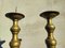 Art Nouveau Brass Candleholders, 1890s, Set of 2 6