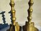 Art Nouveau Brass Candleholders, 1890s, Set of 2 3