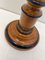 French Faux Burl Painted Wooden Pedestal Plant Stand, 1940s 7