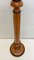 French Faux Burl Painted Wooden Pedestal Plant Stand, 1940s 10