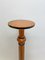 French Faux Burl Painted Wooden Pedestal Plant Stand, 1940s 5