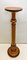 French Faux Burl Painted Wooden Pedestal Plant Stand, 1940s 3